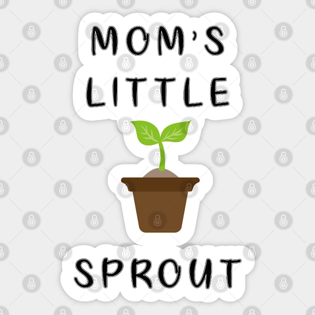 mom's little sprout Home Grown Onesie, Locally Grown, Baby Girl Outfits, Baby Shower Gift, Baby Boy Clothes, Cute Baby Sayings, Sticker by zrika